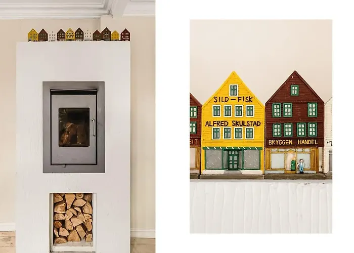 בית נופש Dinbnb Homes I The 1880 Authentic Dream I 500m From Bryggen *